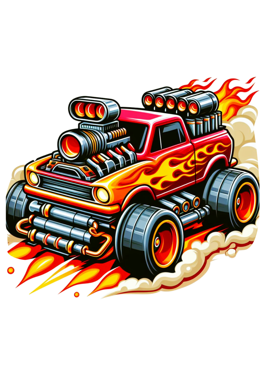 Monster truck hot wheels carrinhos de corrida clipart free