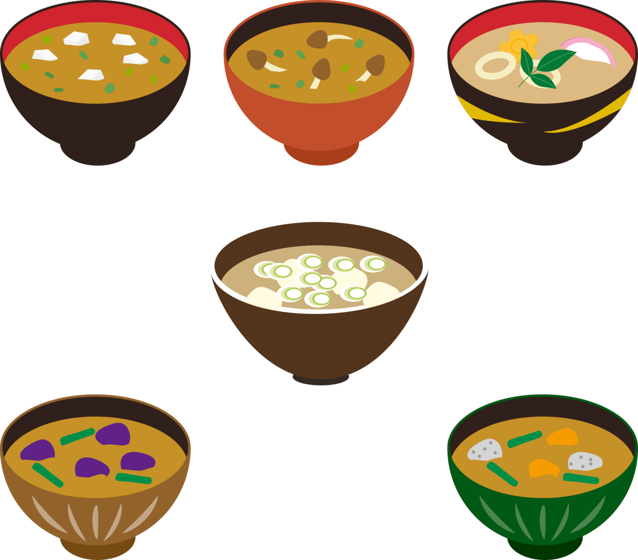 Hd soup clipart miso image