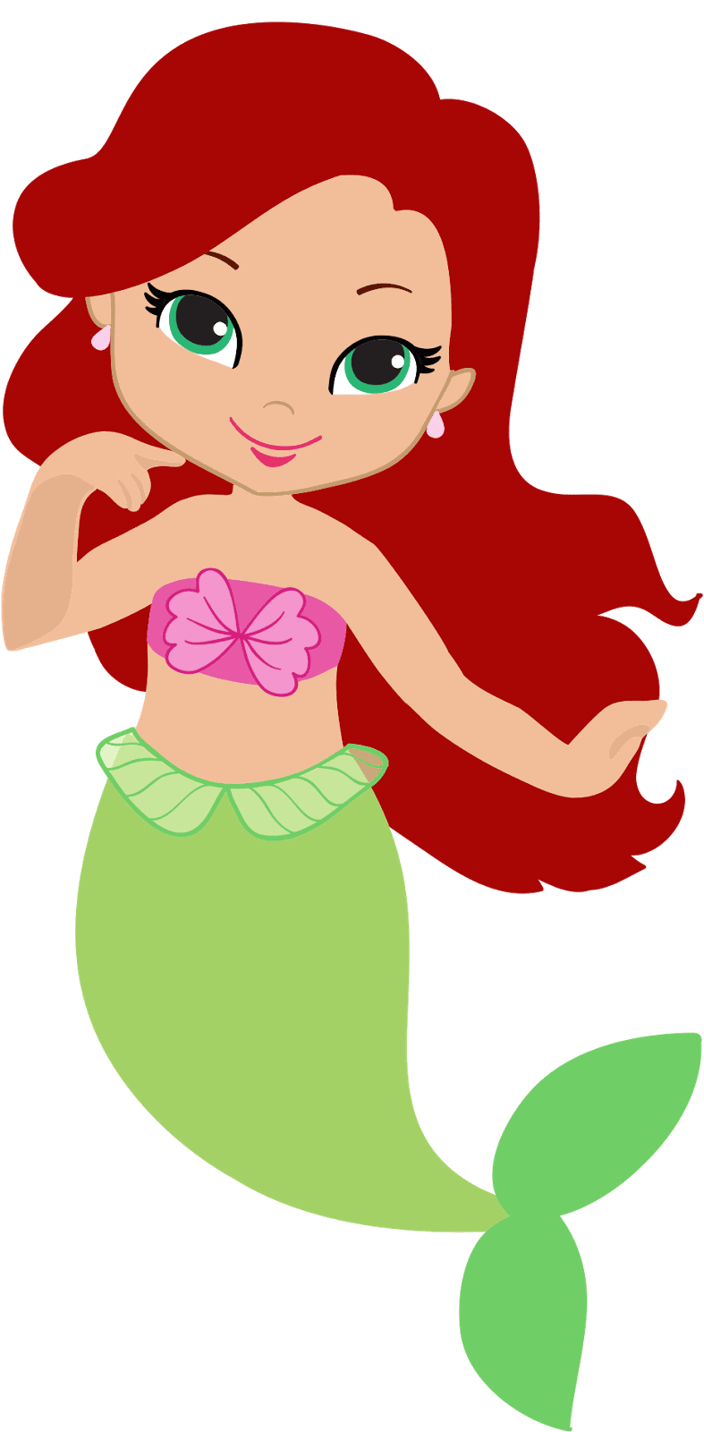 Mermaid tail princ inhas disney clipart transparent