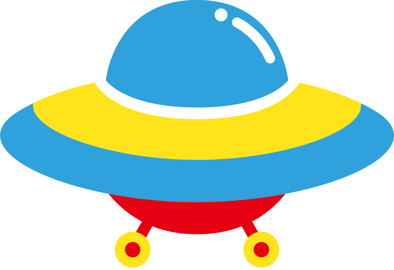 Spaceship pin page clipart transparent 2