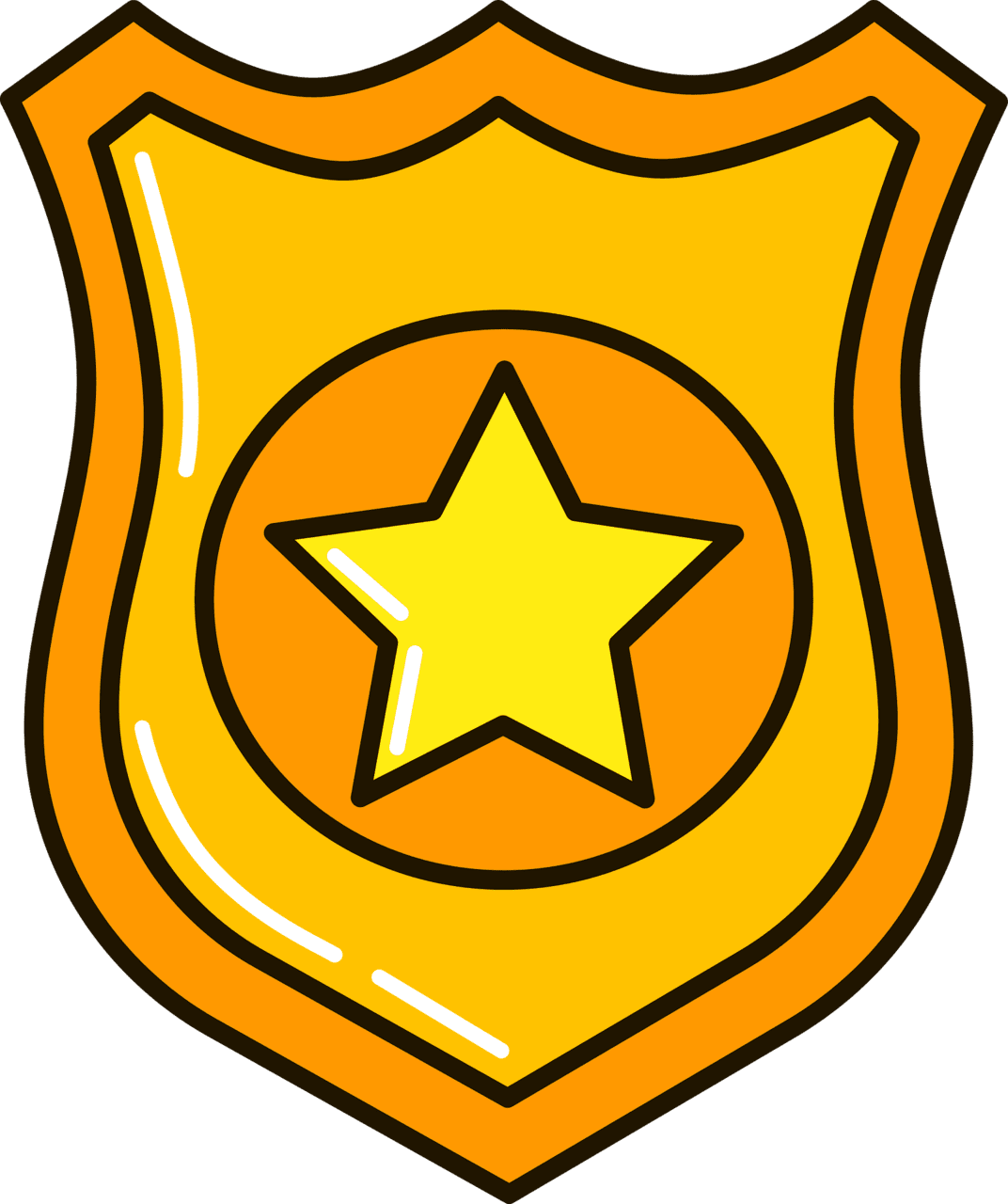 Police badge sheriff clipart images