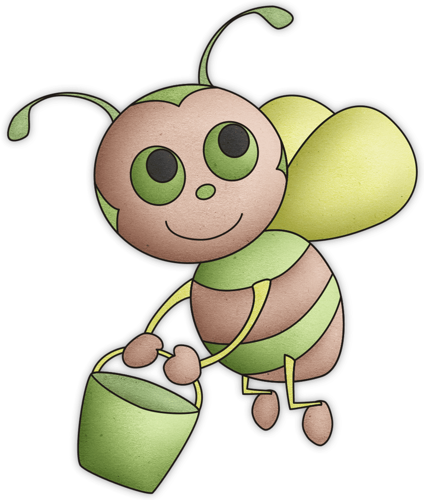 Honey bee clipart image 2