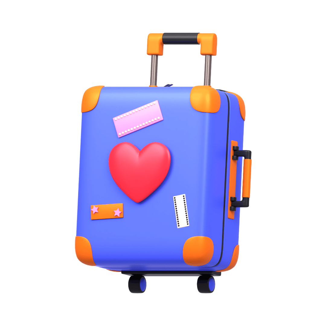 Luggage pin page clipart picture