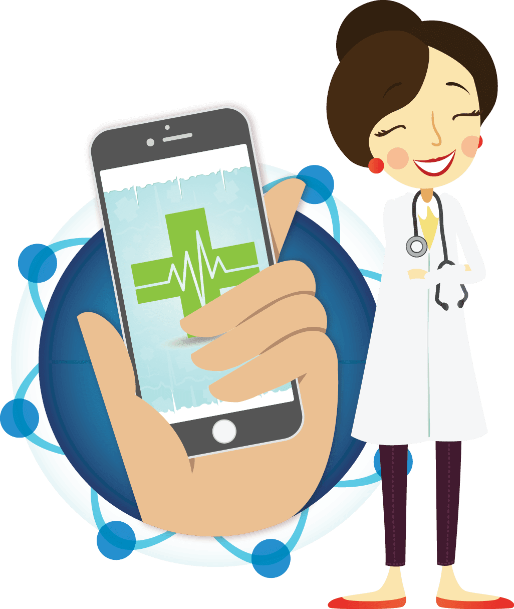 Healthcare app development pany space technologies clipart picture