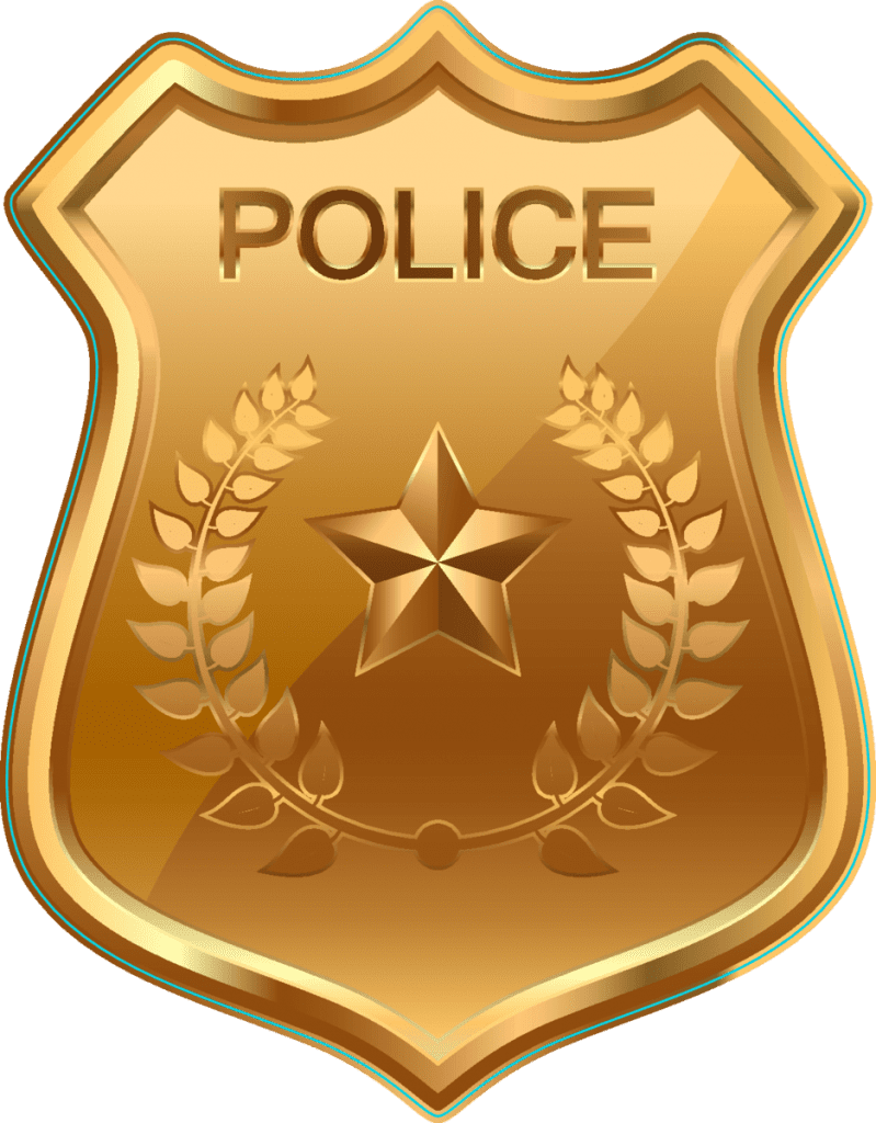 Police badge high definition digital images clipart