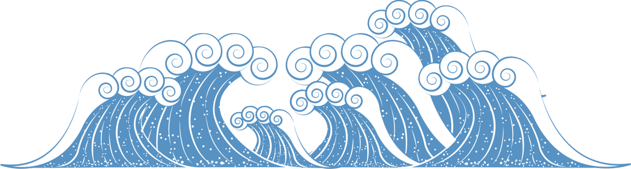 Ocean waves wave sea vector clipart images