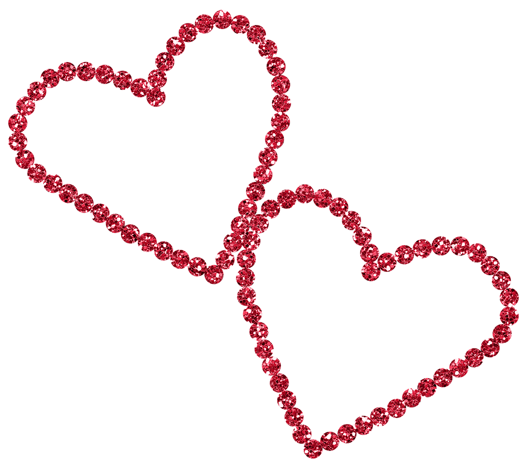 Heart outline red diamond hearts clipart picture