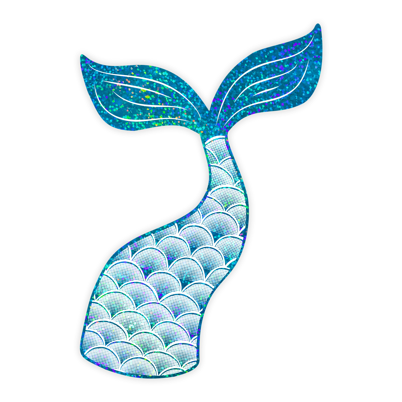 Mermaid tail aplique de parede grande metalizado cauda sereia azul clipart transparent