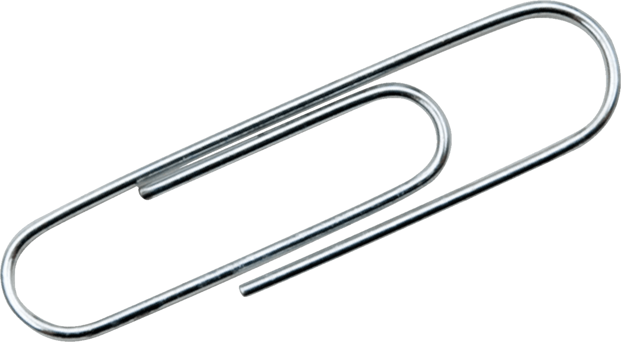 Paper clip image size clipart 5