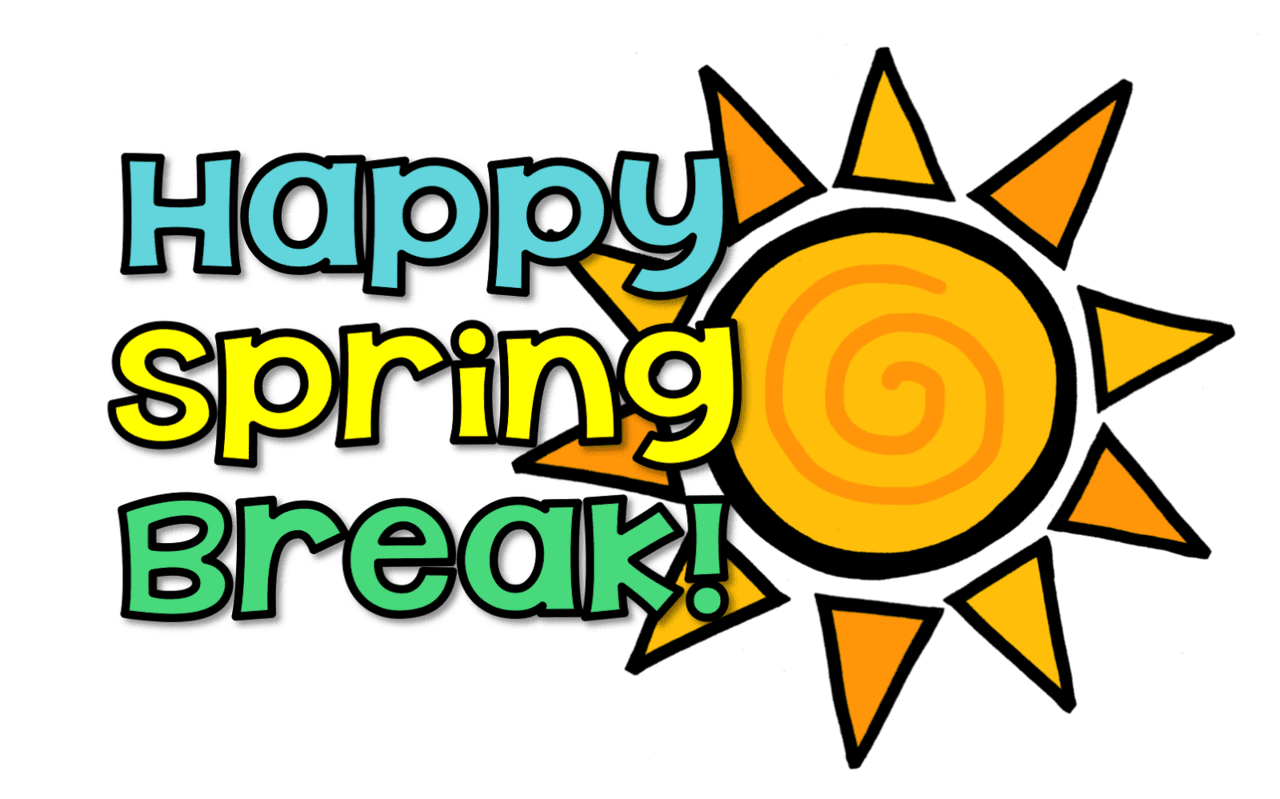 Spring break clipart vector