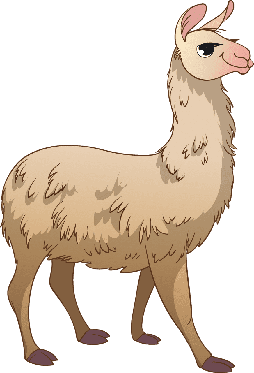 Llama vector clipart images