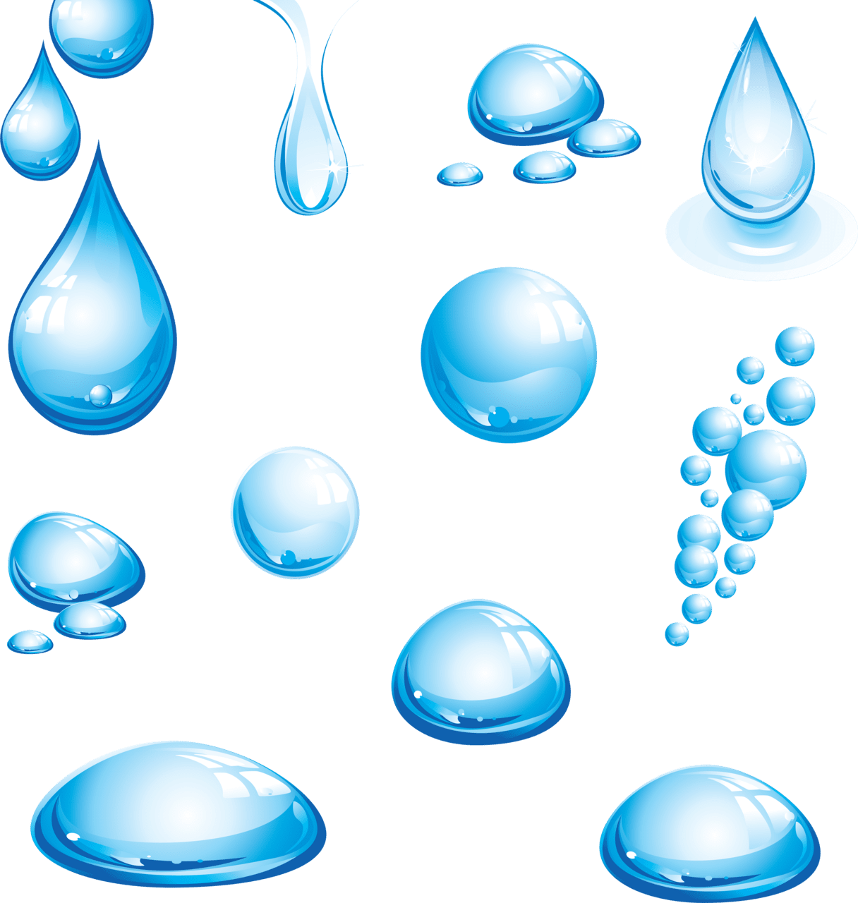 Water drop clipart background 2