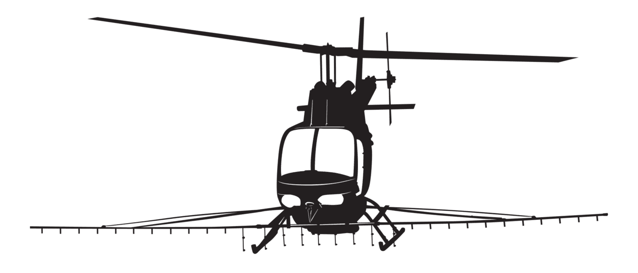 Cs helicopter aerial application clipart free