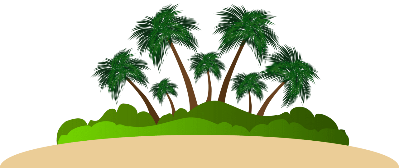 Palm island clipart image high quality images and