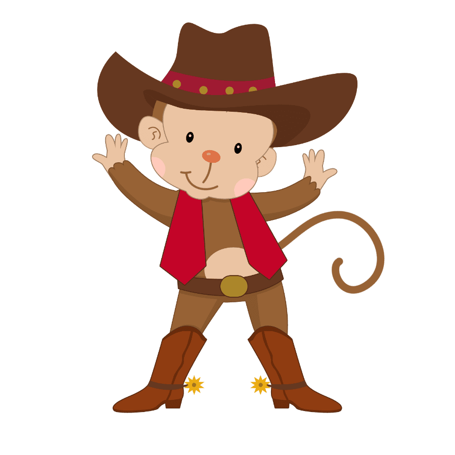 Western pin page clipart image