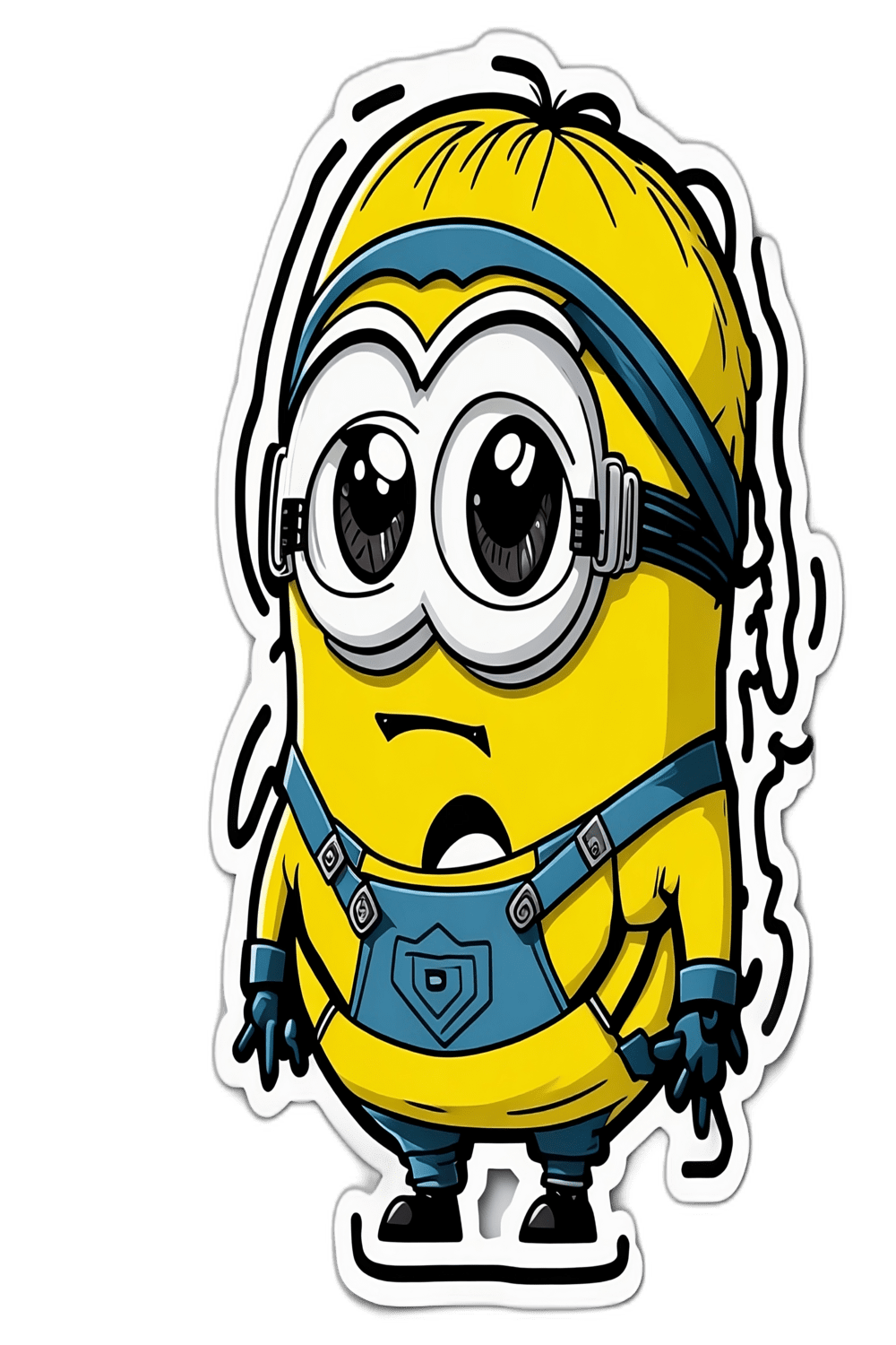 Minion sticker clipart image