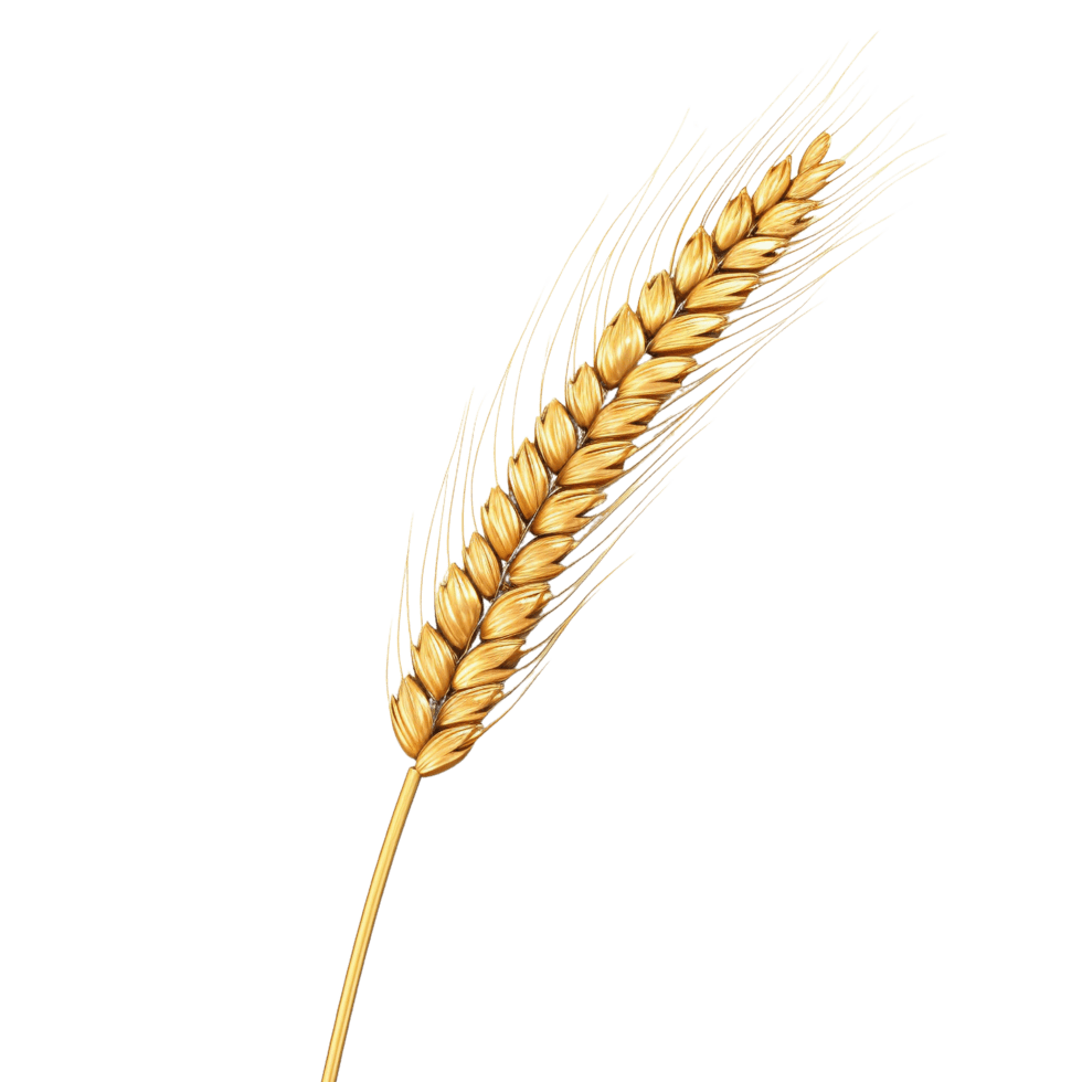 Golden wheat stalk clipart clip art