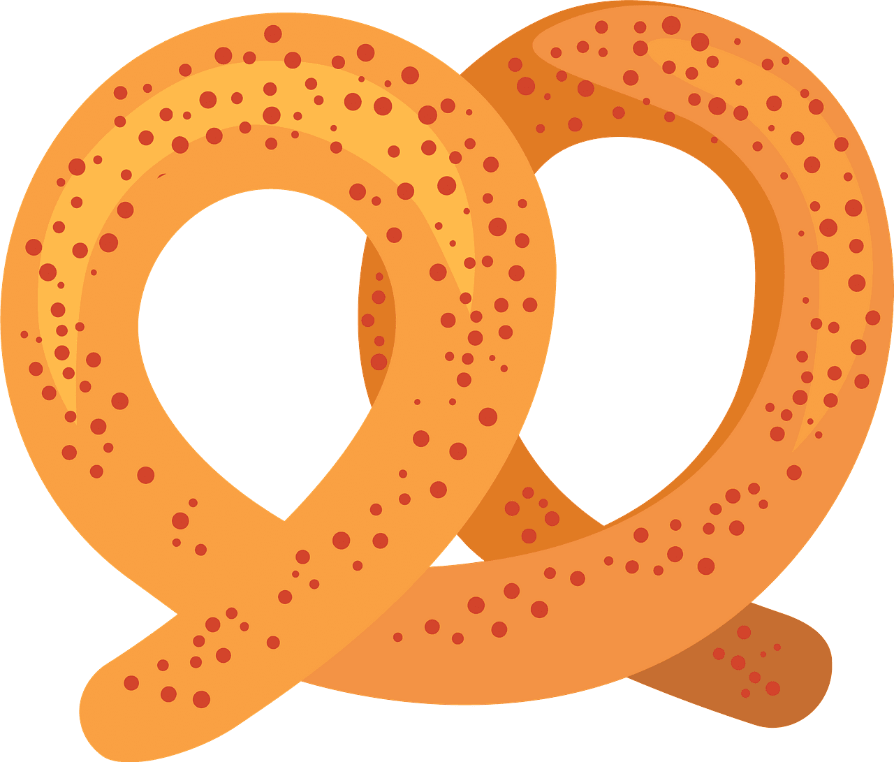 Pretzel vector clipart images 9