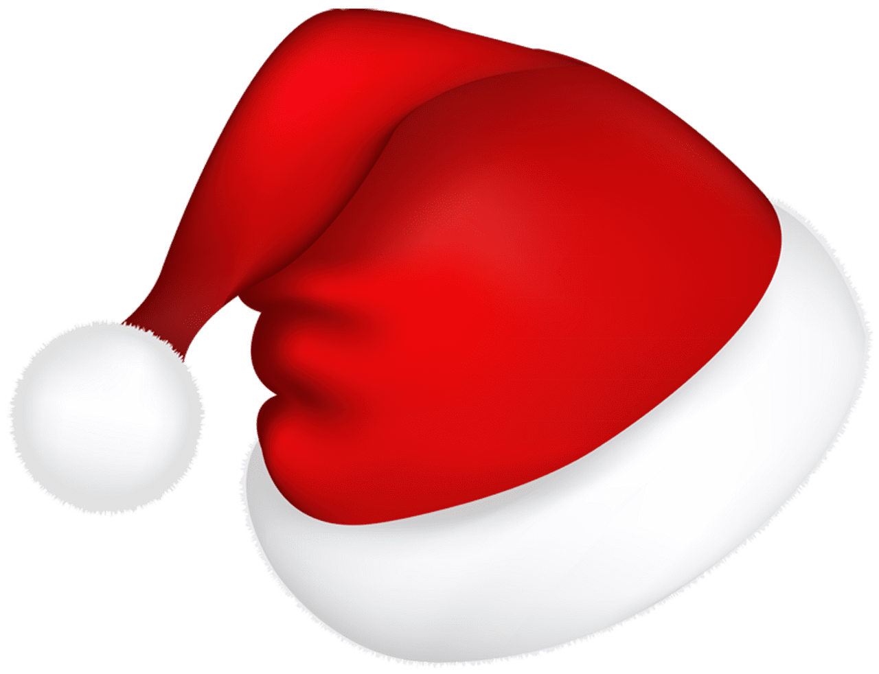 Santa claus hat large red picture high quality images and clipart