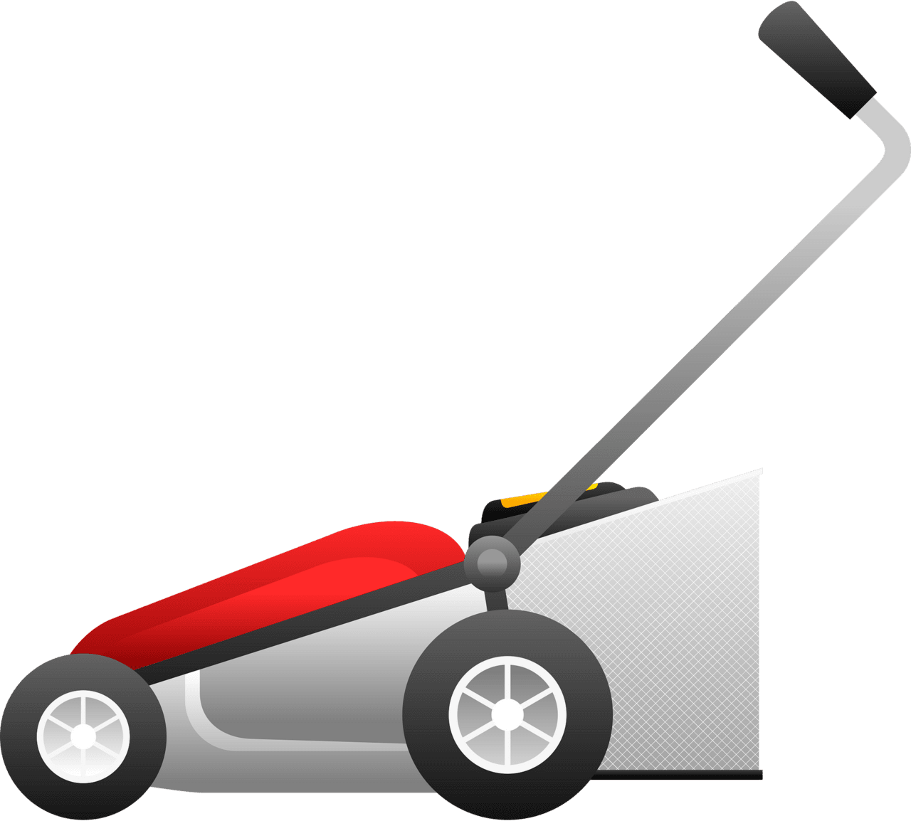 Lawn mower vector clipart images 4