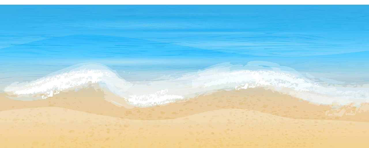 Ocean waves sea and sand clipart image