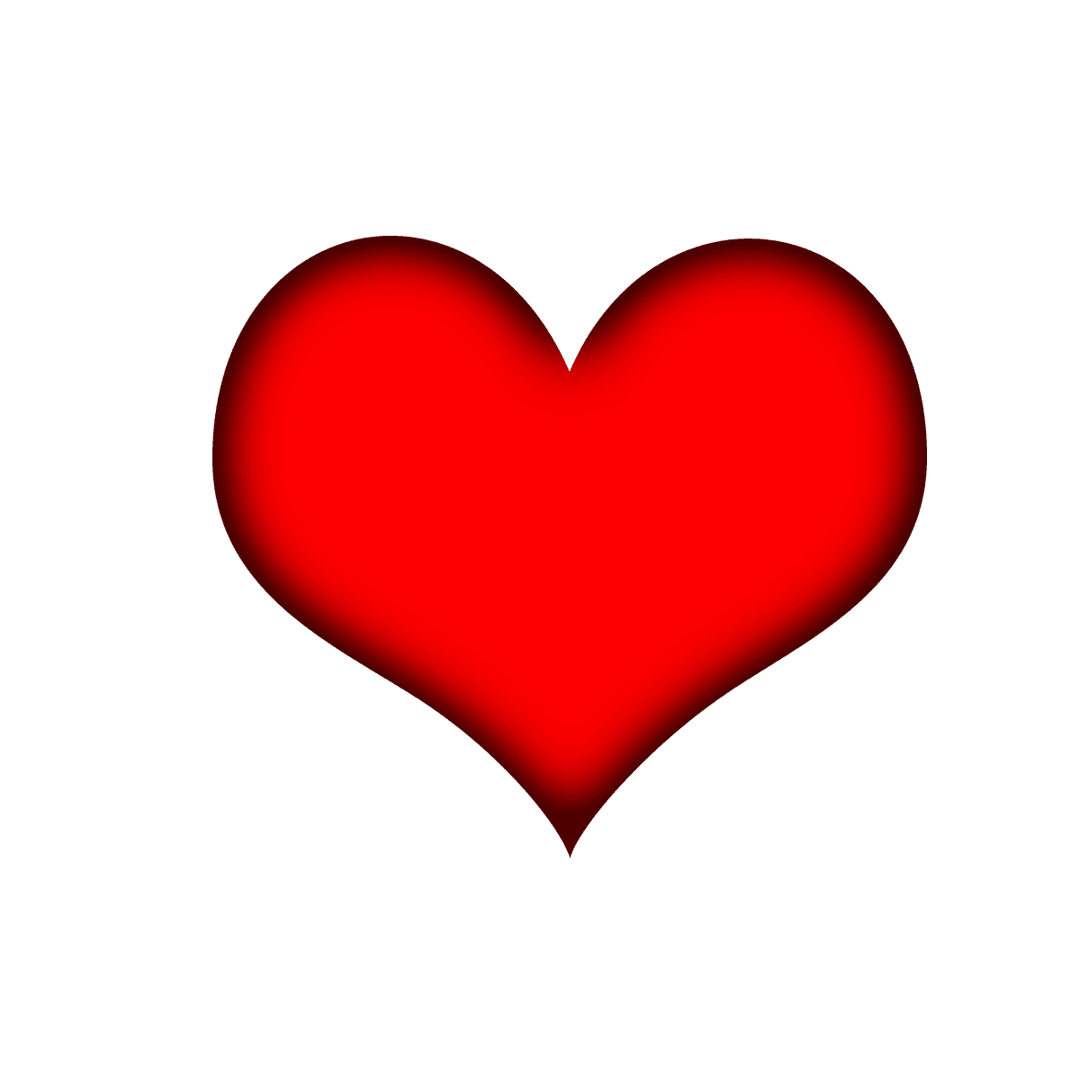 Red heart pin page clipart photo