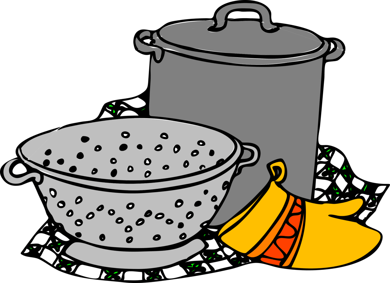 Potluck pasta pot images clipart