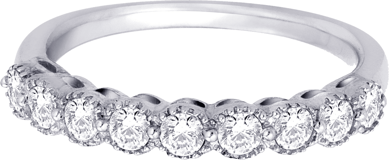 Jewelry silver ring with diamond clipart free