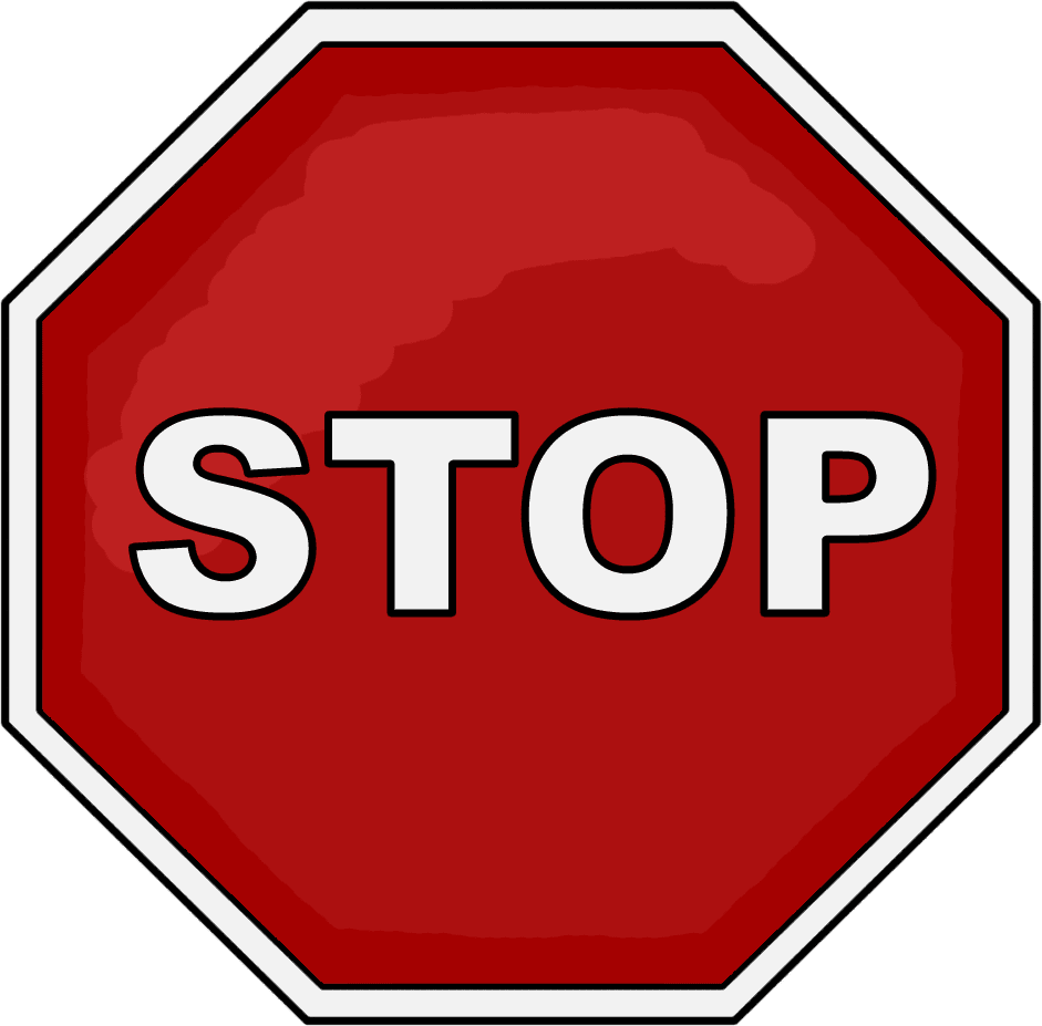 Stop sign clipart transparent 2