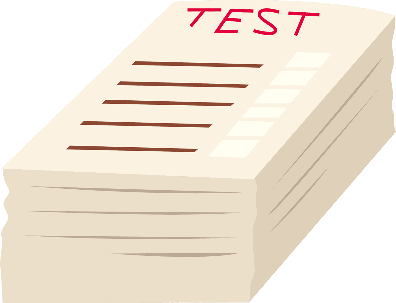 Test vector clipart images