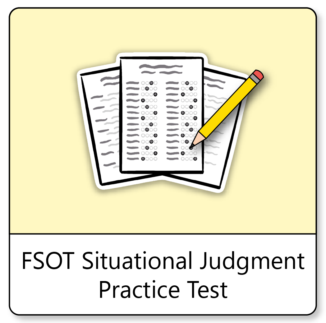 Fsot job knowledge test review raise your exam score clipart logo