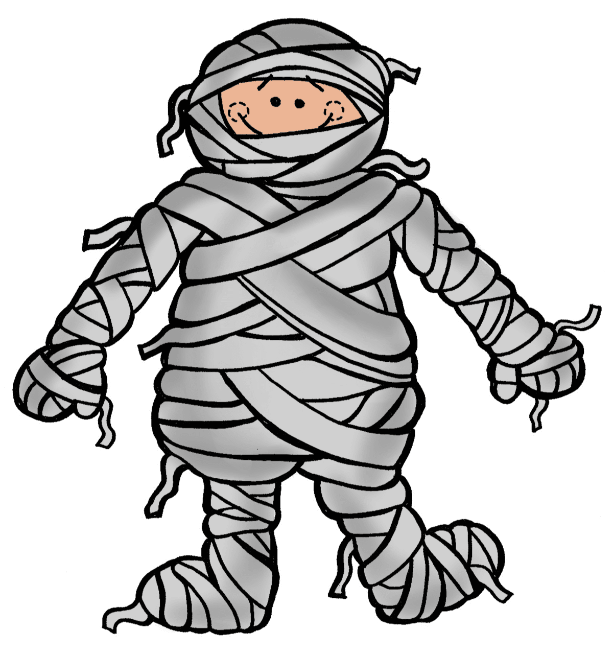 Spooky mummy images background clipart