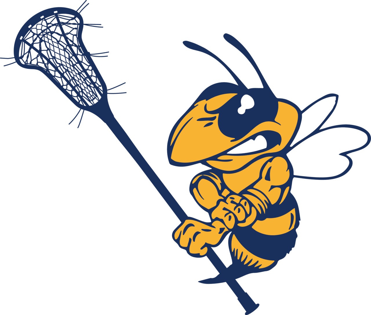 Lacrosse stick teams navigation yellow jackets north clipart picture