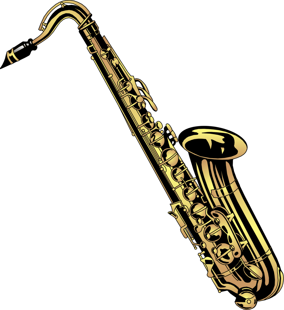 Saxophone vector clipart images