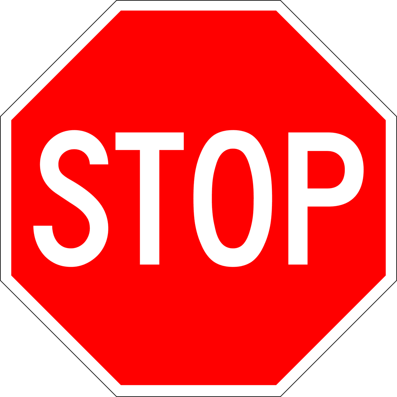 Sign stop clipart free