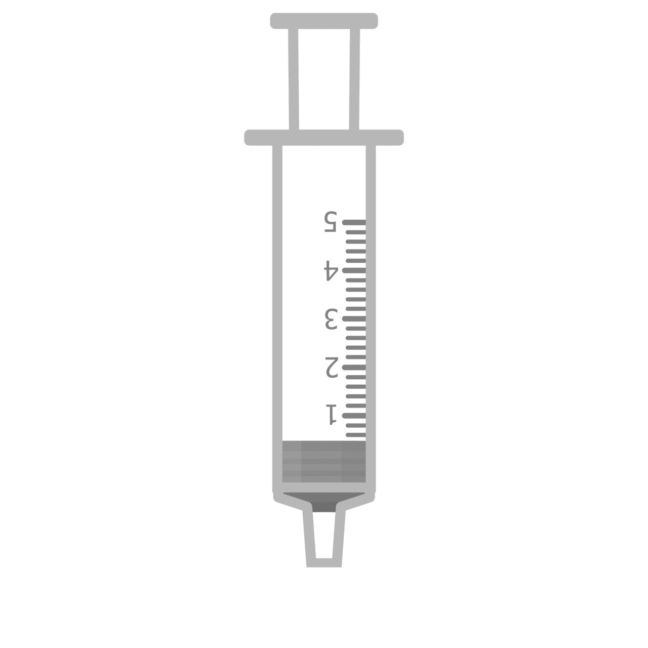 Does syringe look better with liquid or no objectshows clipart vector