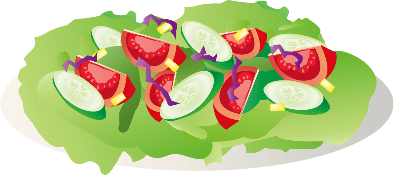 Salad vector clipart images 3