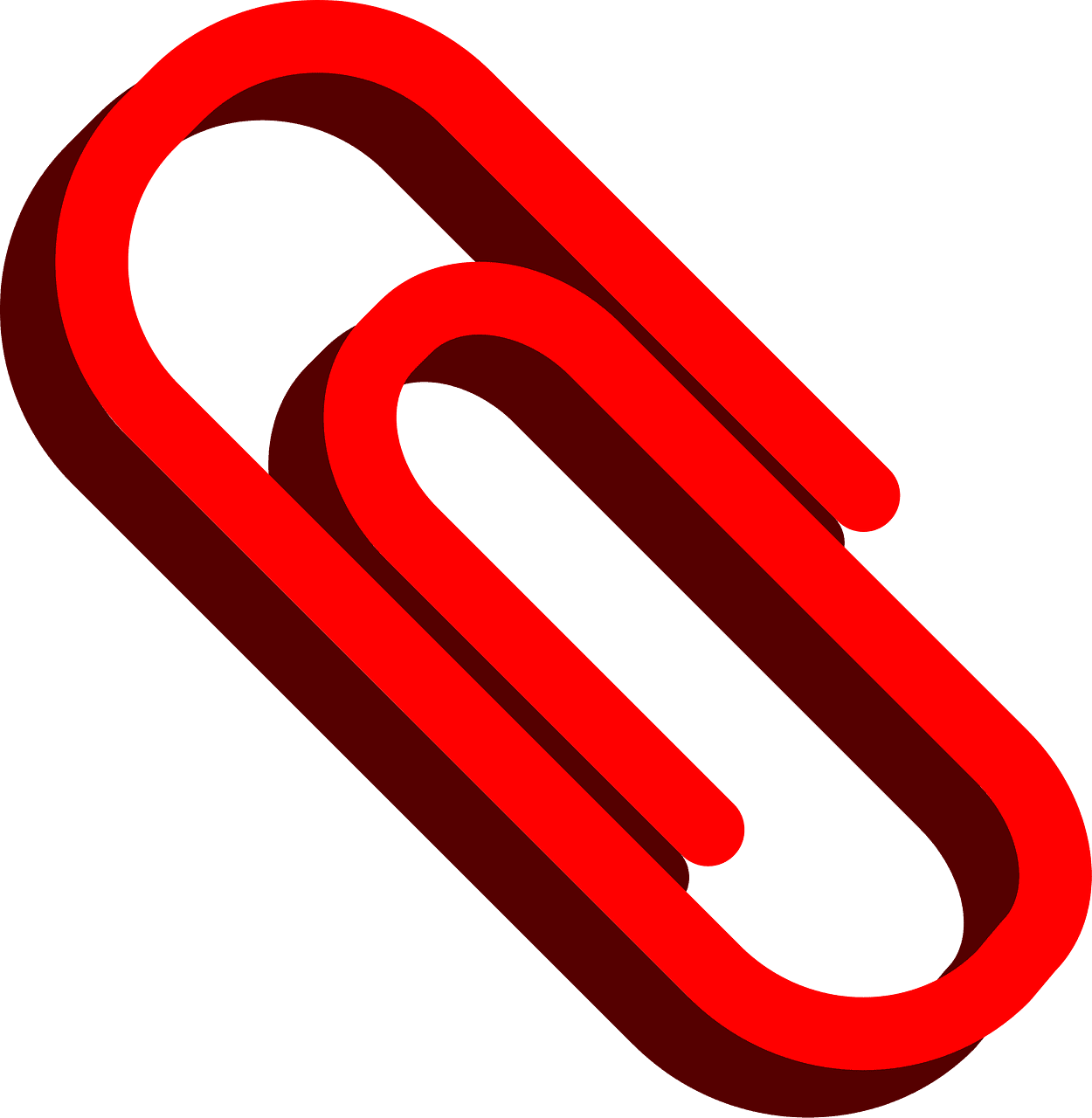 Paper clip red paperclip vector clipart images