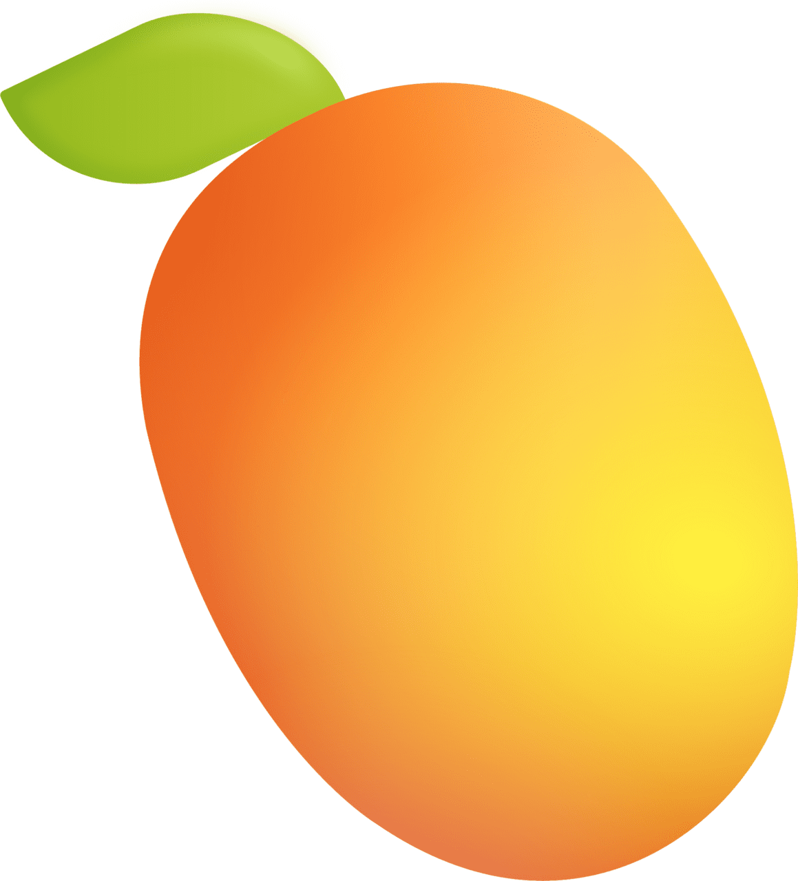 Mango emoji for clipart logo