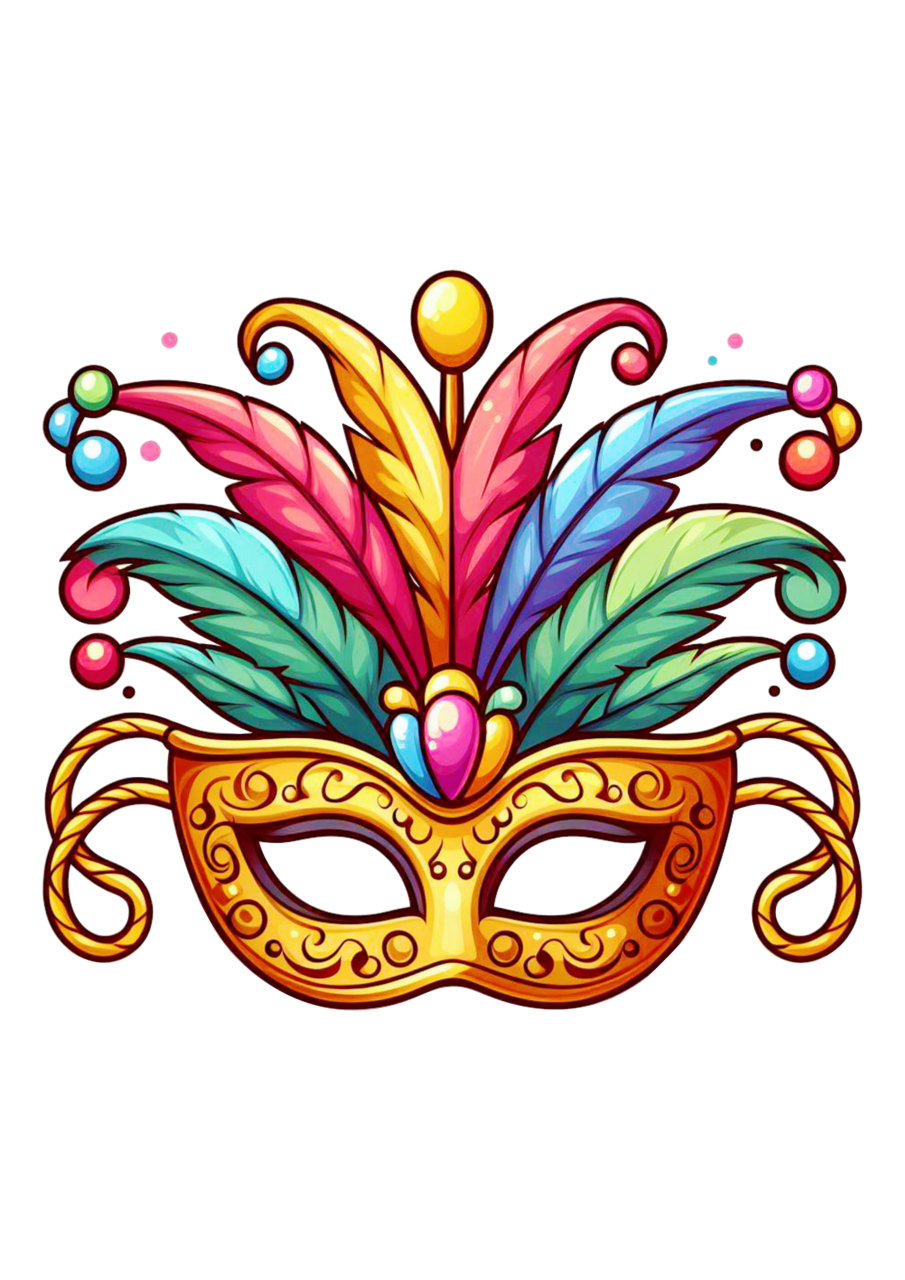 Mardi gras carnaval scara escola de samba sambista desenho clipart clip art