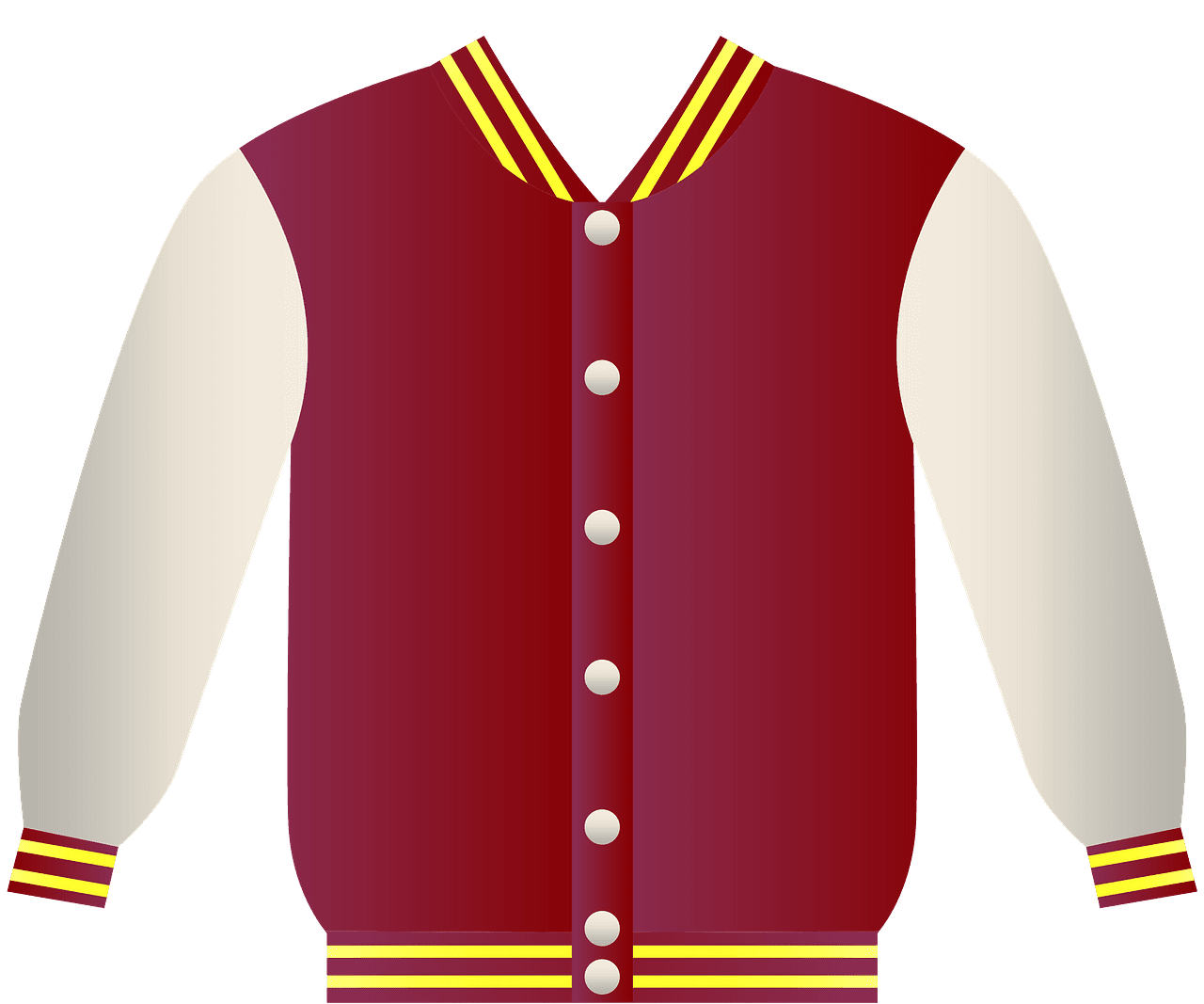 Varsity jacket vector clipart images 2