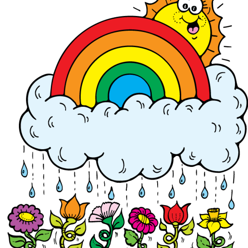 Sunlight april clipart image