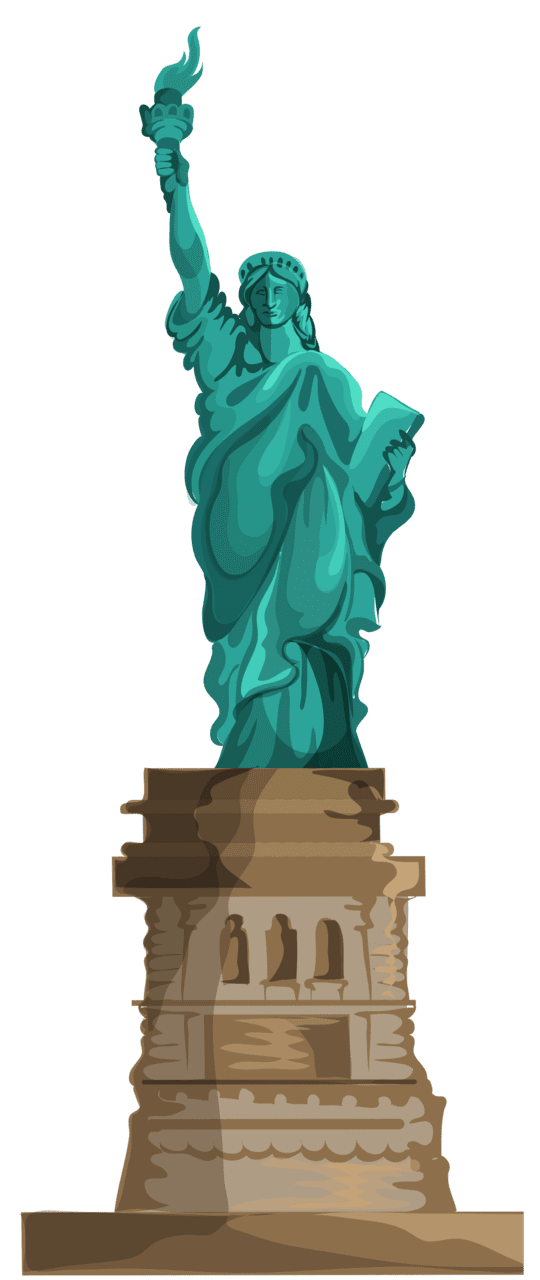 Statue of liberty clipart high quality images and