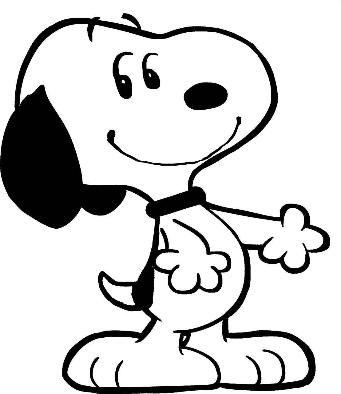 Snoopy image size clipart