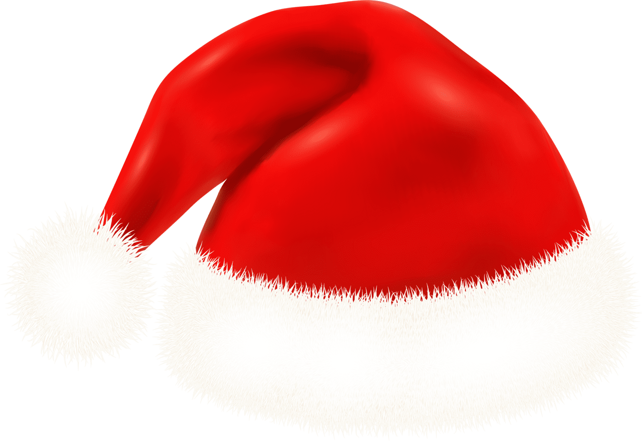 Santa claus hat christmas festive holiday accessory hd all clipart photo