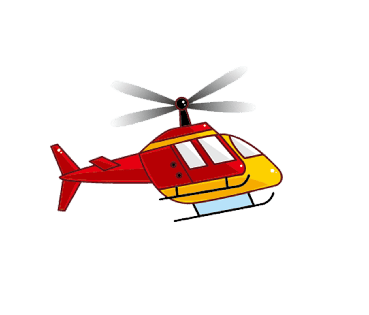 Helicopter drawing airplane funny angle white clipart picture