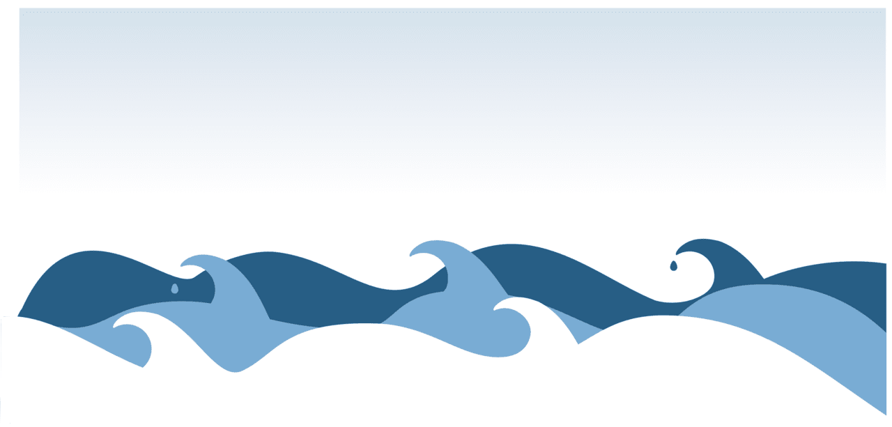 Ocean waves pin page clipart logo