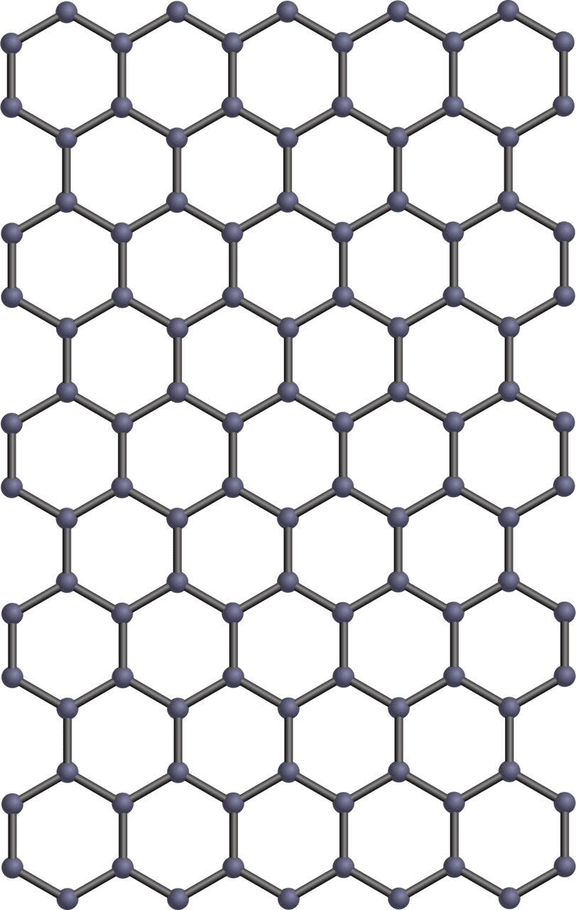 Honeycomb graphene sheet clipart photo