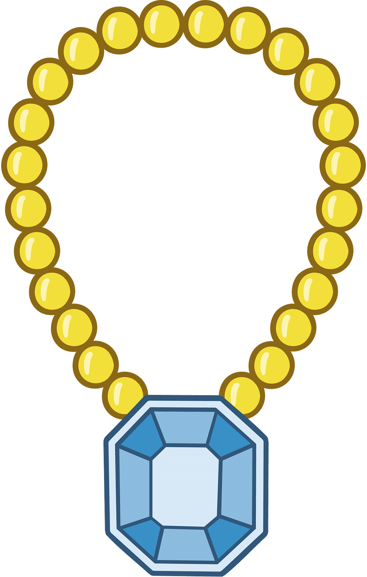 Jewelry necklace vector clipart images