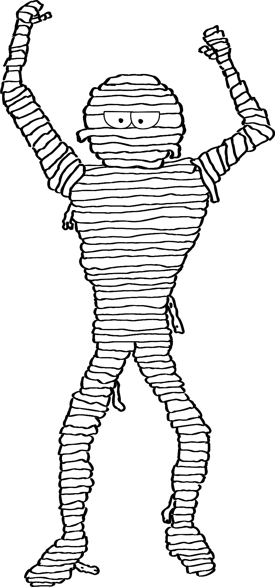 Cartoon mummy vector clipart images